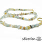 selection-zen pierres irrégulières amazonite collier élégance