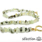 selection zen collier élégance pierres irrégulières prehnite