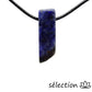 sodalite collier pierre sur cordon selection zen