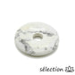 selection zen donut pi chinois 3cm howlite blanche 
