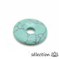 selection zen donut 3cm howlite turquoise pi chinois