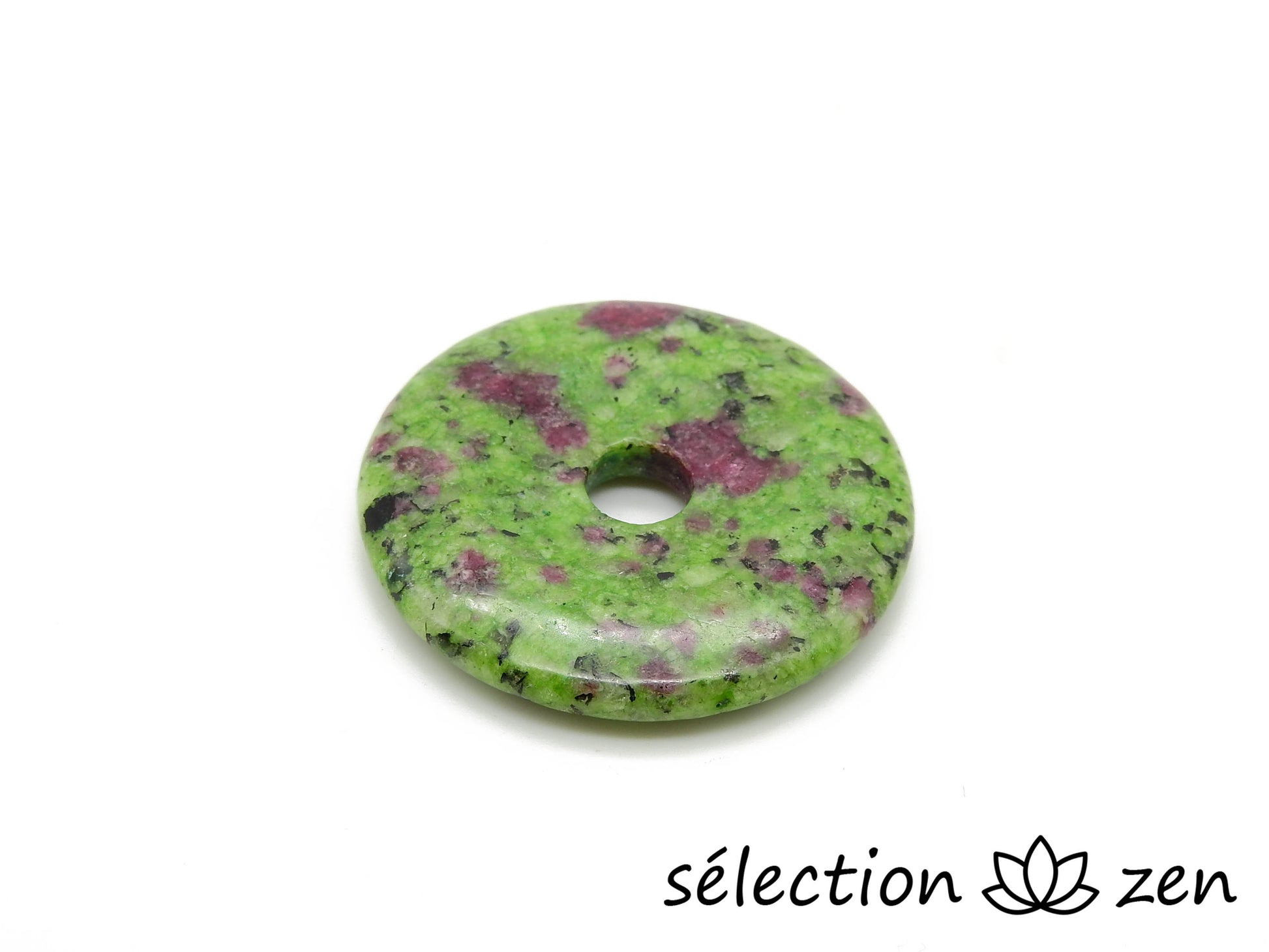 selection zen donut rubis zoisite pi chinois 3cm