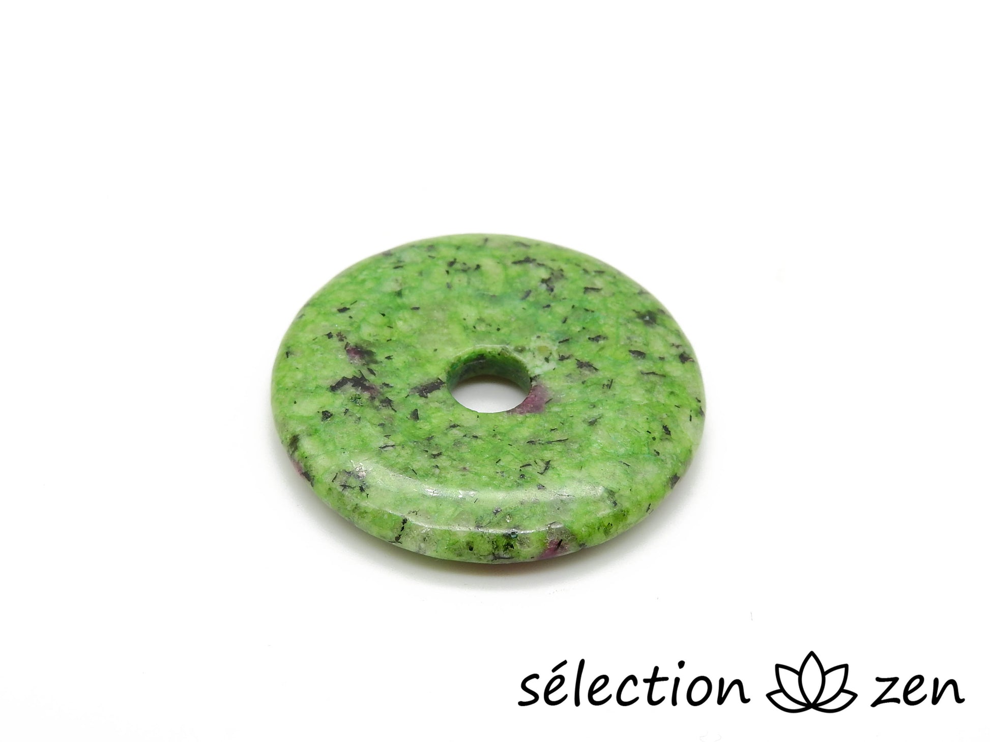 rubis zoisite pi chinois 2,9cm donut selection-zen