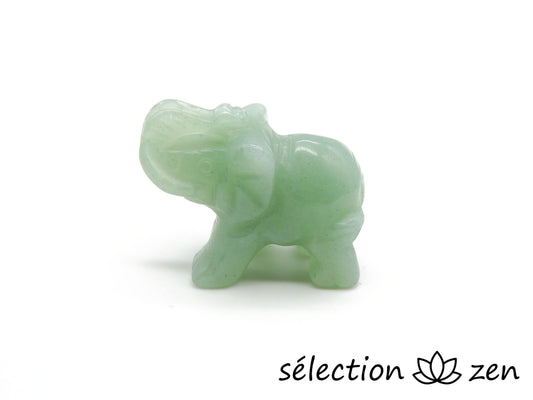 éléphant en aventurine selection zen