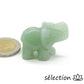 sujet en pierre selection zen éléphant en aventurine