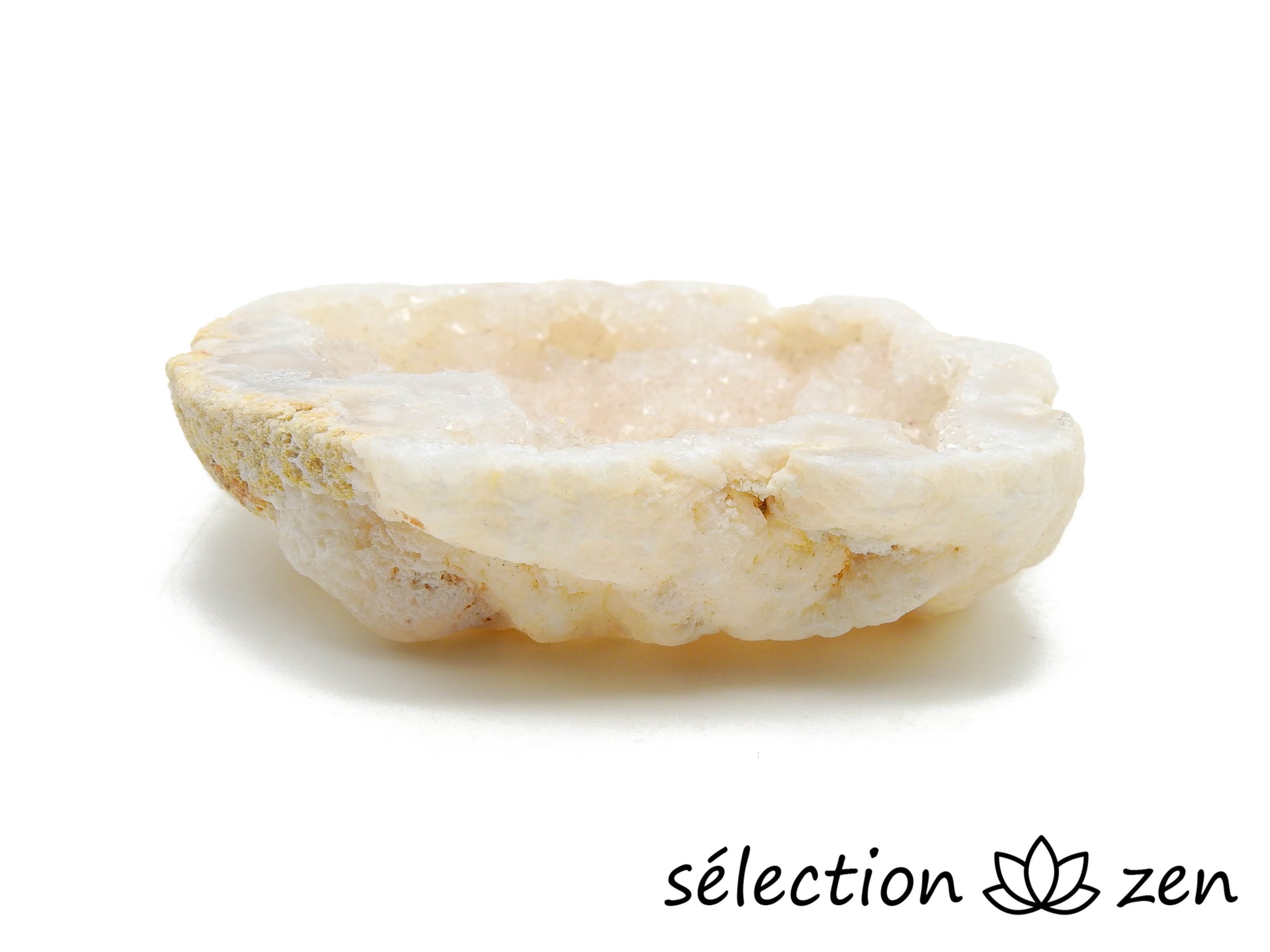 géode agate blanche selection-zen