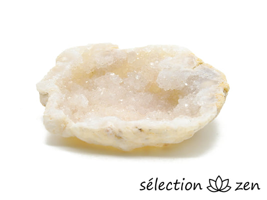 selection zen géode agate blanche