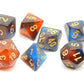 selection-zen lot de 7 dés en acrylique