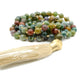 mala 8mm agate indienne collier avec pompon doré selection-zen