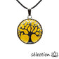 selection zen pendentif arbre de vie calcite orange