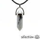 pendentif double pointe argenté labradorite selection zen