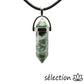 pendentif double pointe argenté agate arbre selection-zen