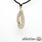 Pendentif druse agate blanche AB01