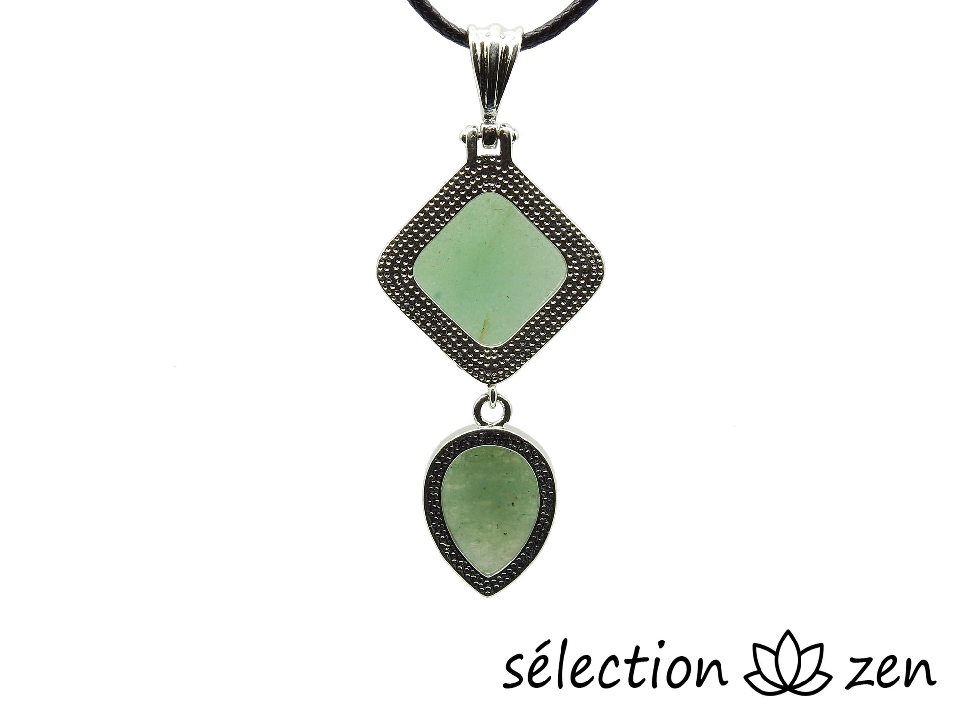 selection zen pendentif duo aventurine