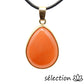 pendentif goutte élégance cornaline selection-zen