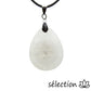 selection-zen quartz blanc pendentif goutte arbre de vie doré