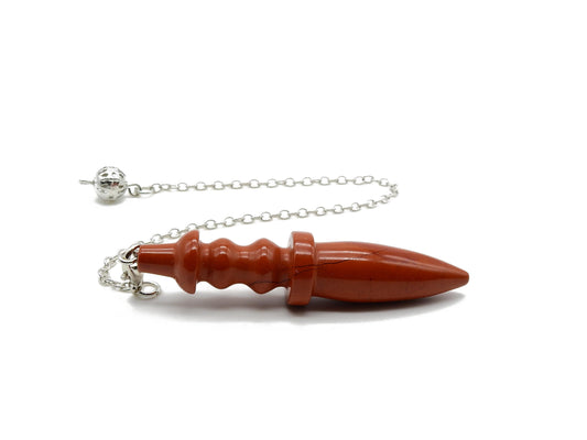 selection zen pendule de thot grand modèle en jaspe rouge pendule égyptien 