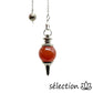 pendule boule agate rouge selection-zen