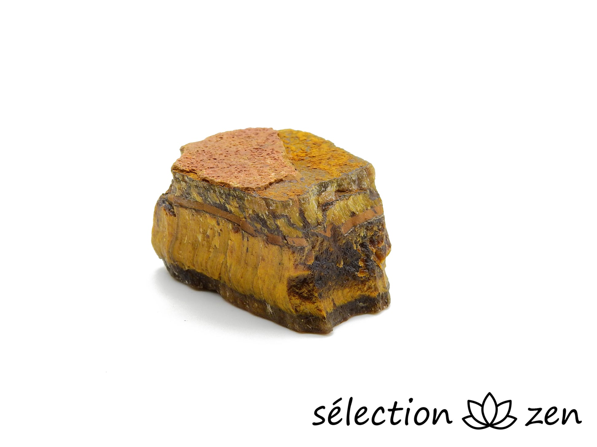 pierre brute œil de tigre jaune 2-4cm selection-zen