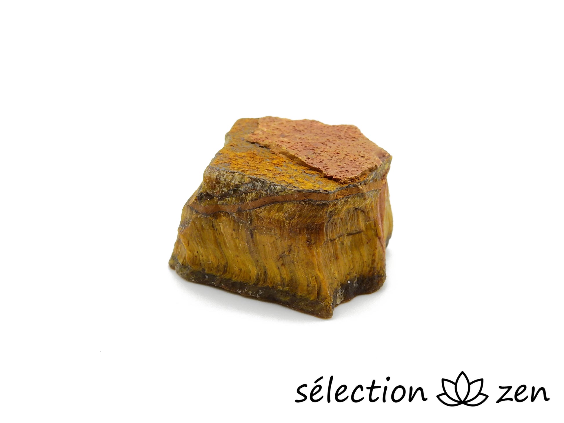 oeil de tigre jaune pierre brute 2-4cm selection zen