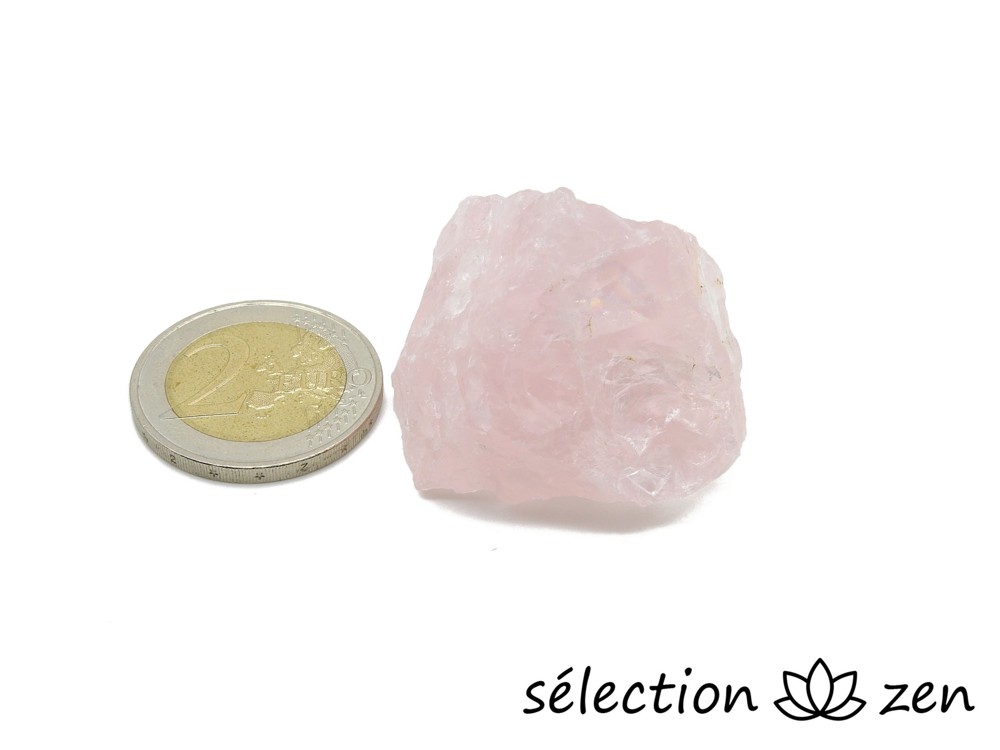 selection-zen minerai brut quartz rose