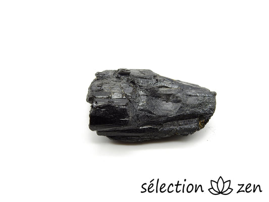 selection zen pierre brute tourmaline noire