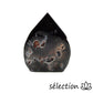 agate noire pierre forme libre selection zen