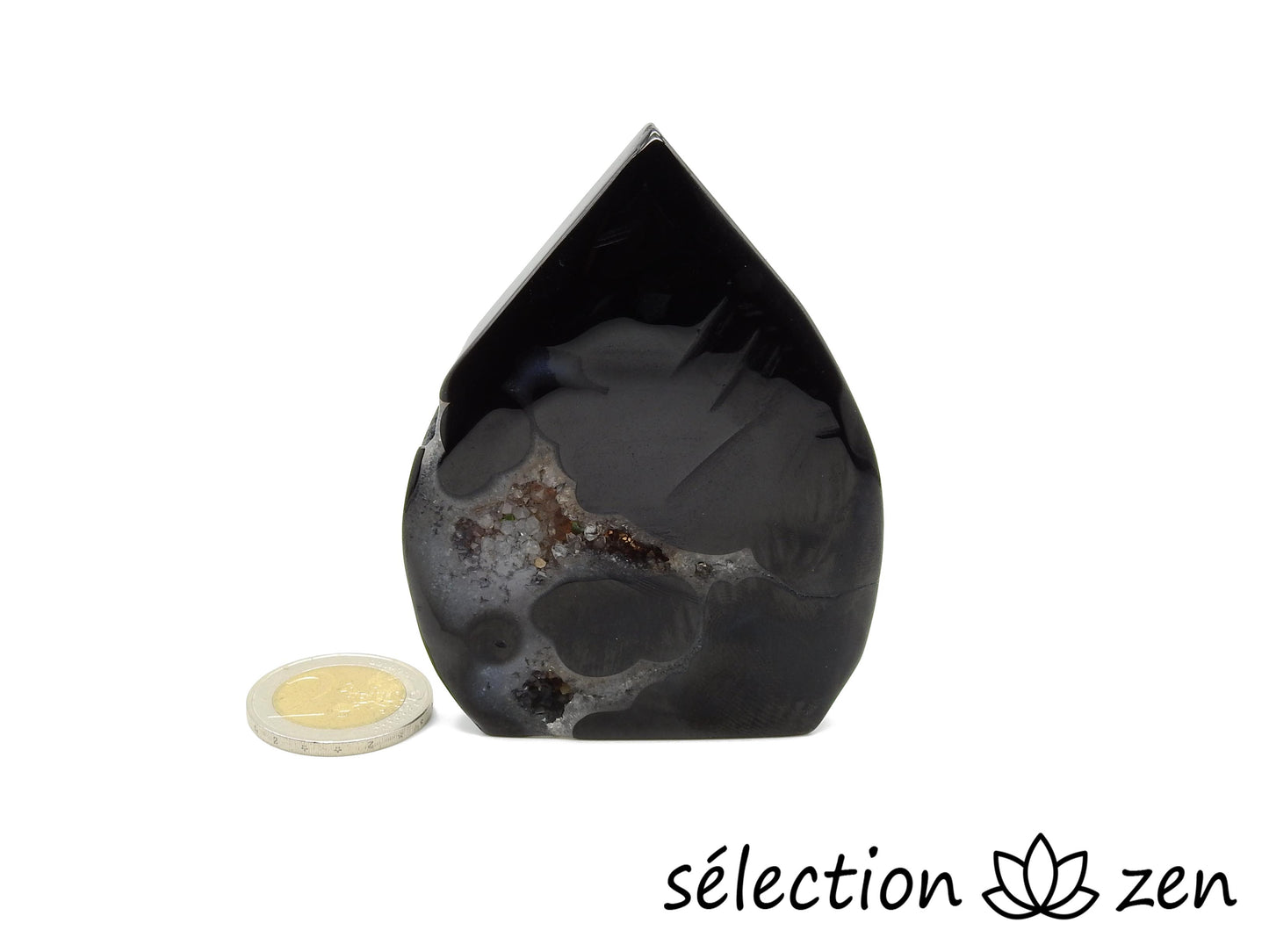 pierre forme libre agate noire selection zen