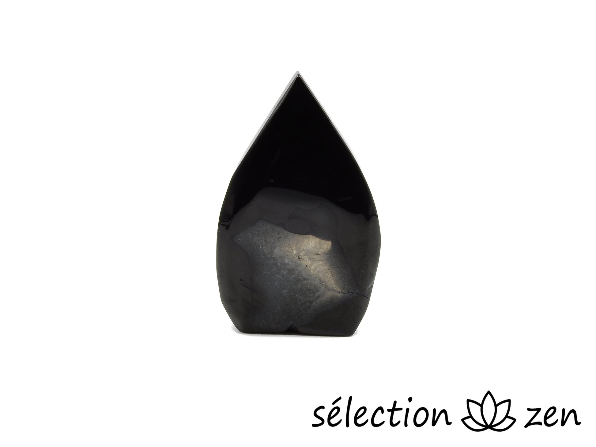 agate noire pierre forme libre selection-zen