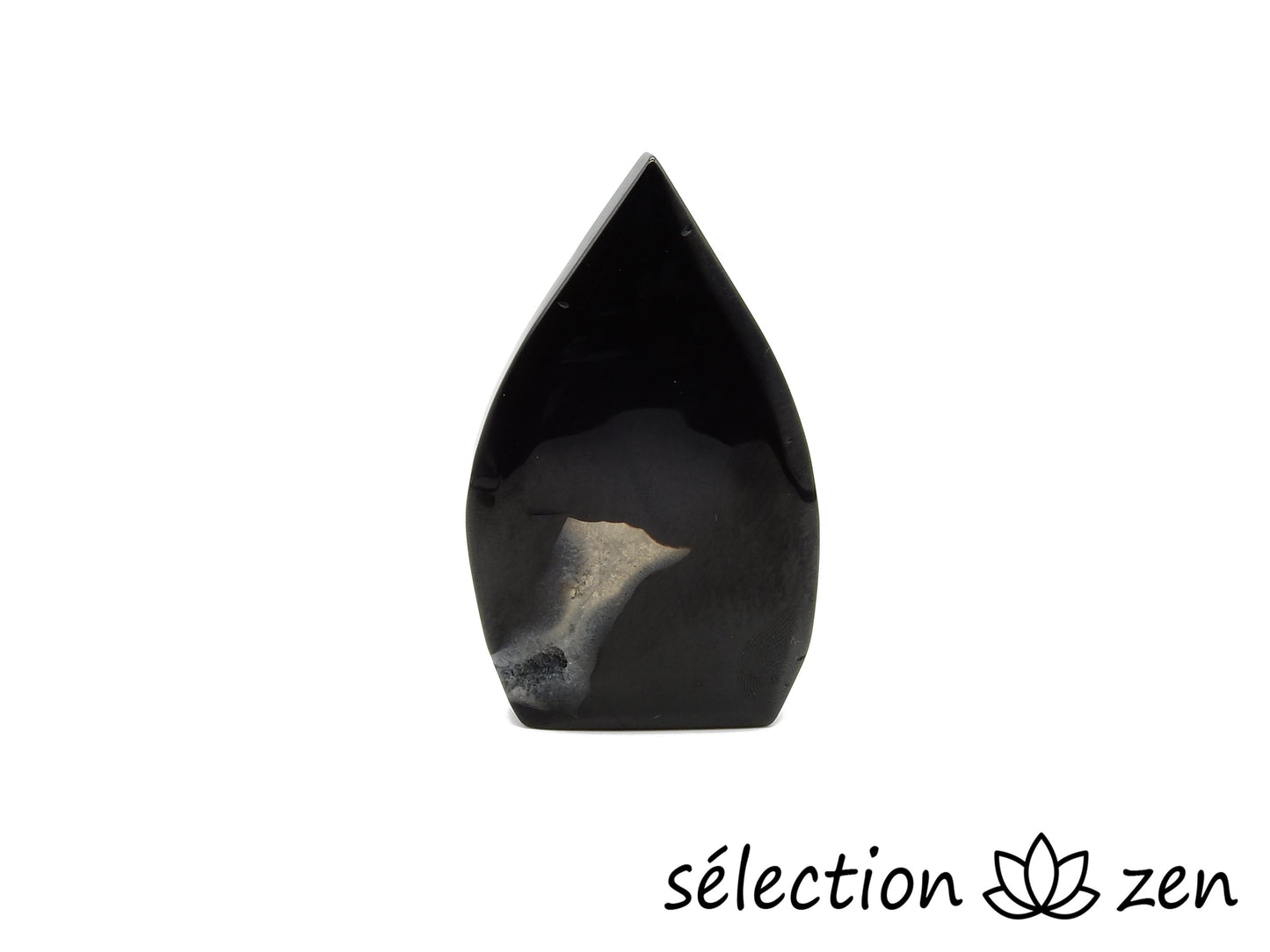 pierre forme libre agate noire selection-zen