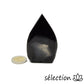 selection-zen agate noire pierre forme libre