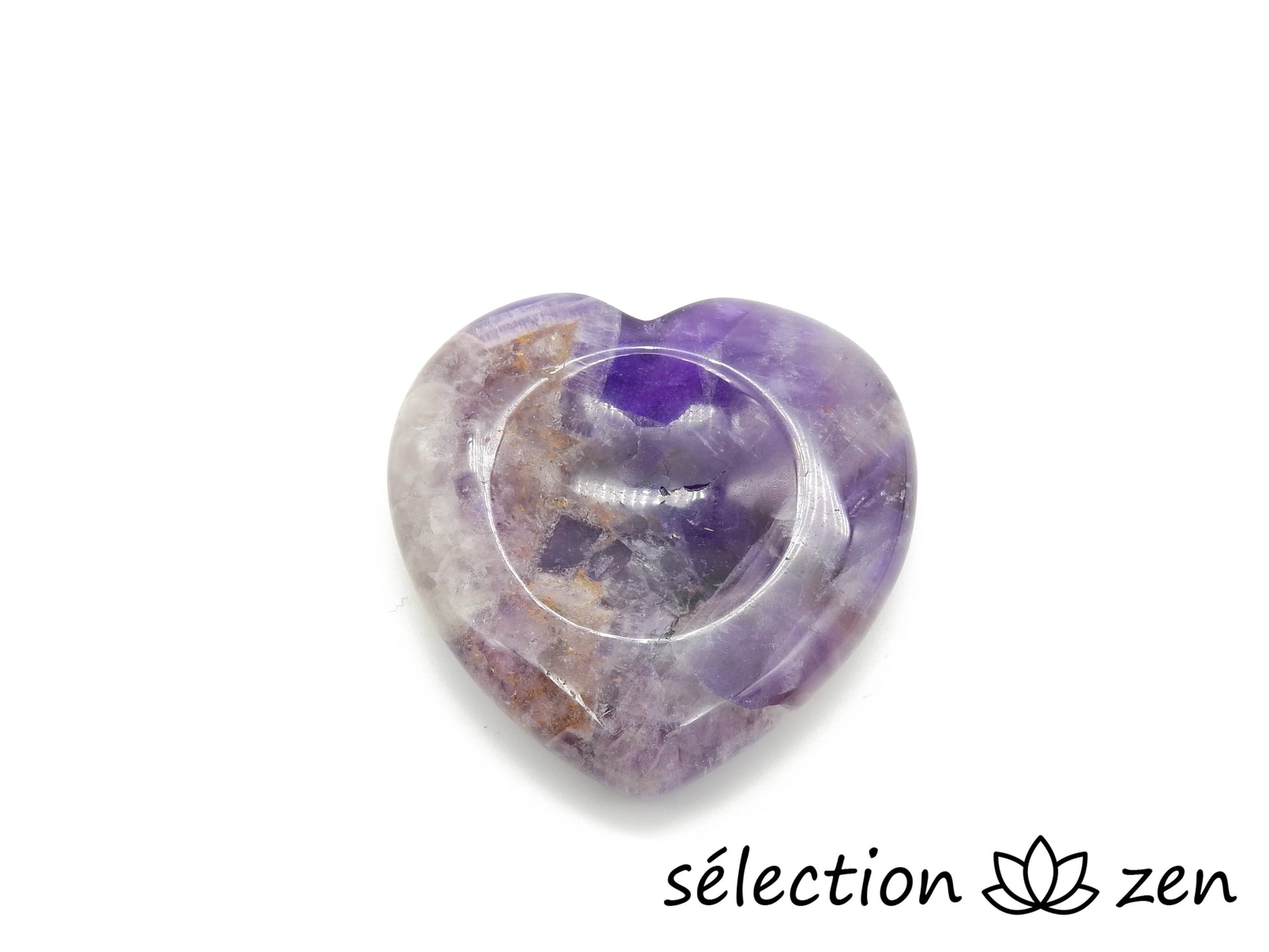 selection zen pierre pouce coeur améthyste