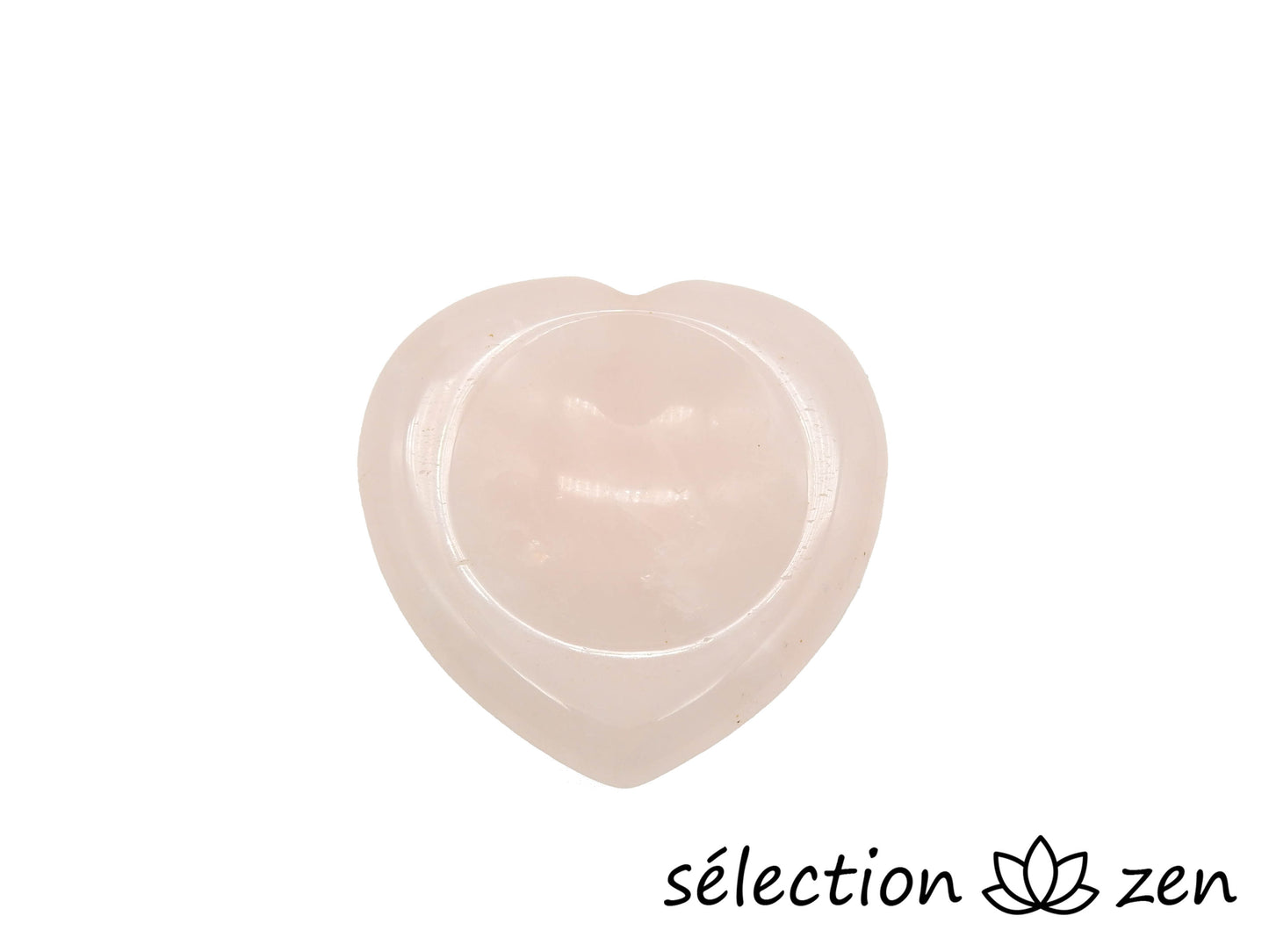 selection zen pierre pouce cœur quartz rose