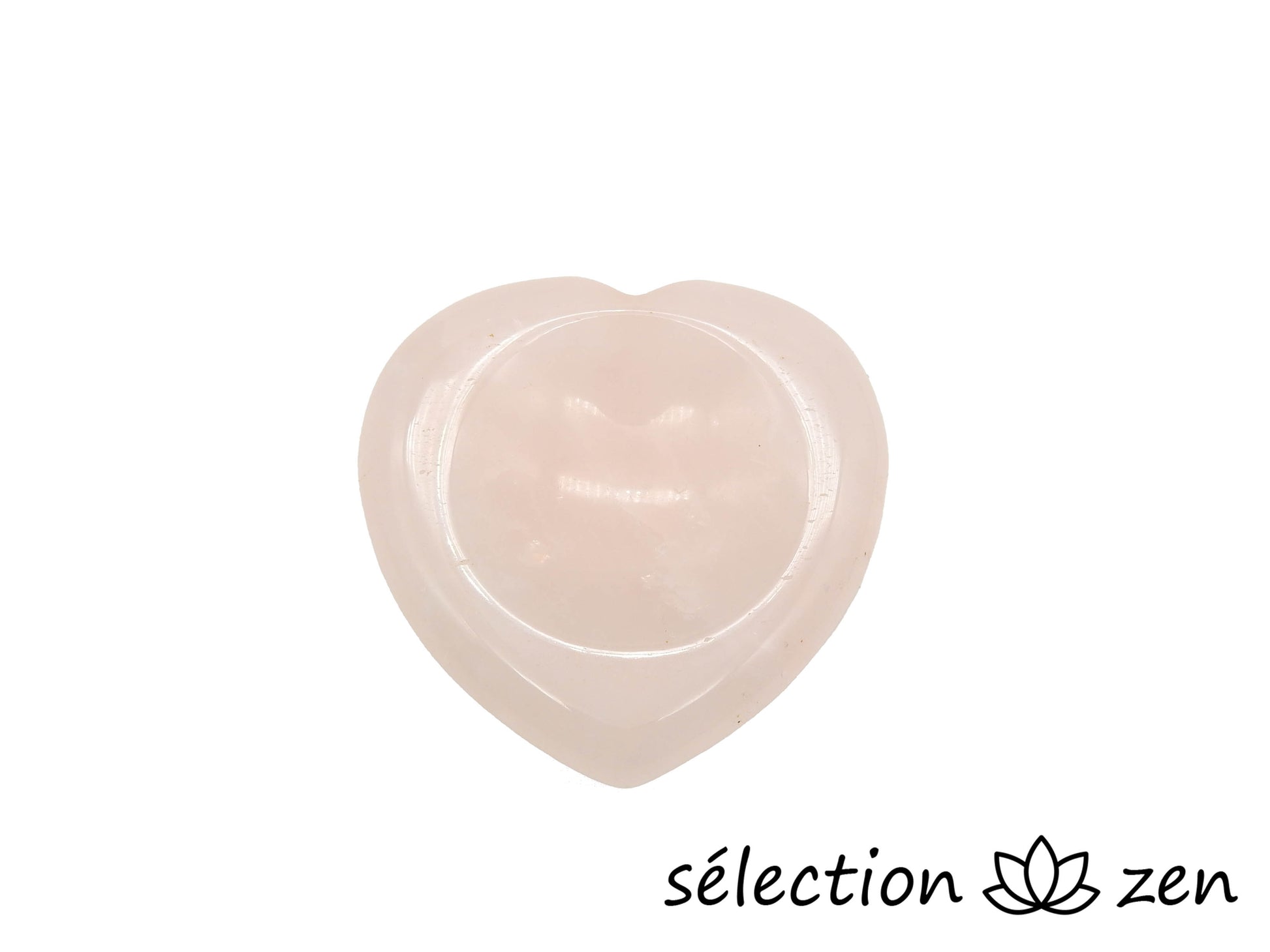 selection zen pierre pouce cœur quartz rose