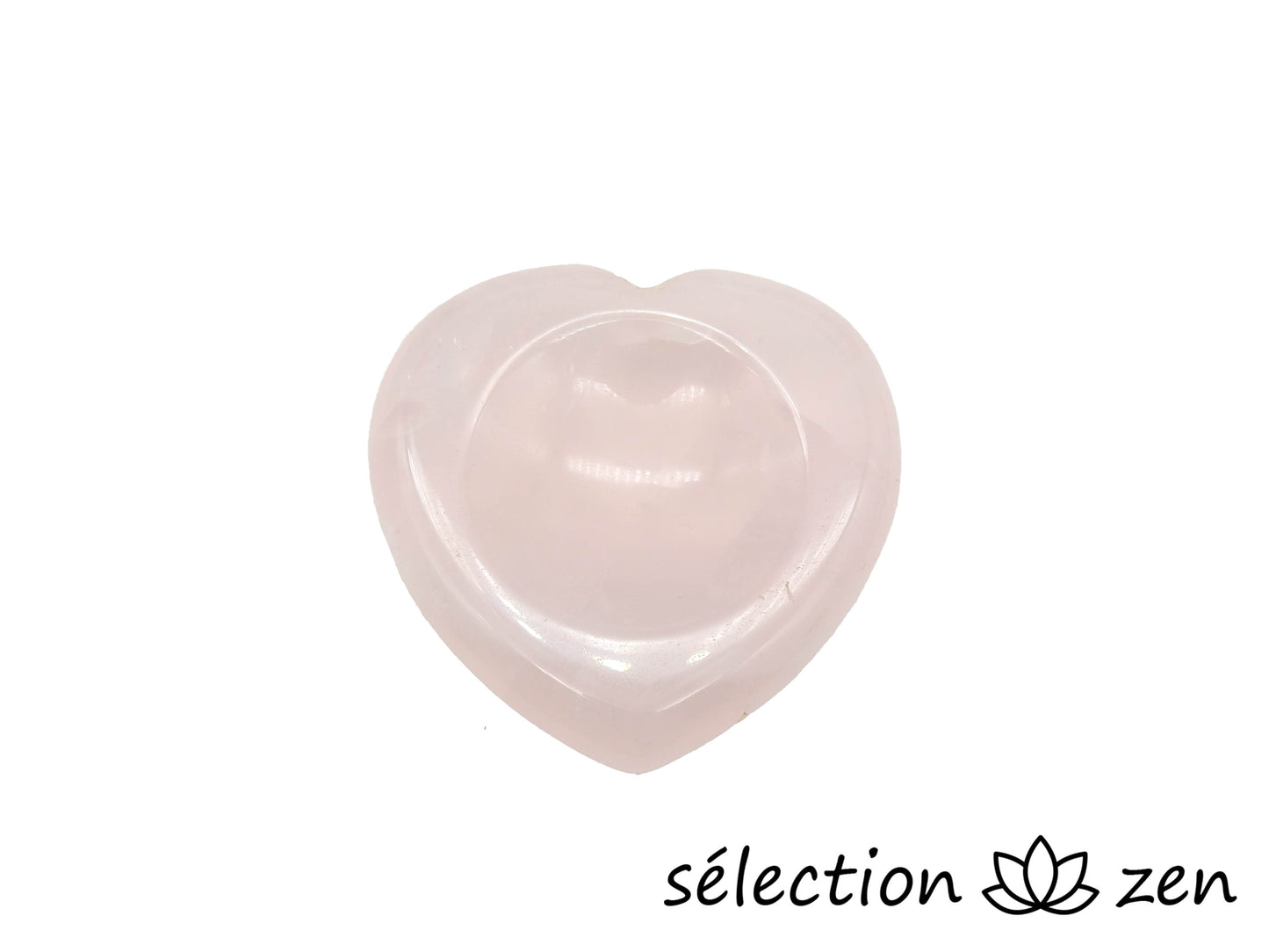 selection zen pierre pouce coeur quartz rose 
