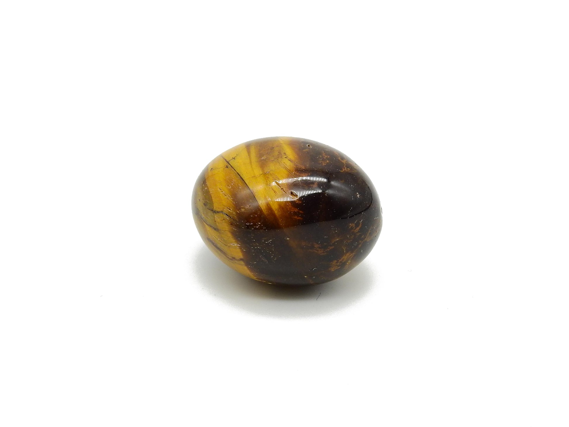 selection zen pierre roulée oeil de tigre jaune