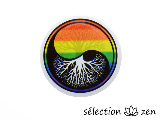 autocollant arbre de vie yin yang selection-zen