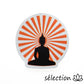 autocollant bouddha selection-zen