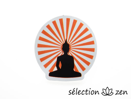 autocollant bouddha selection-zen