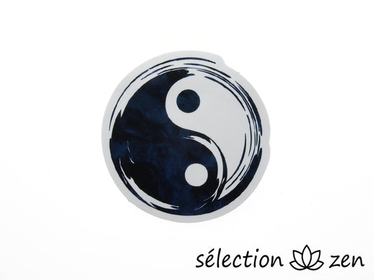 autocollant yin yang selection zen