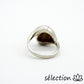 selection-zen bague 17mm oeil de tigre jaune