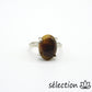 bague œil de tigre jaune 17mm selection-zen