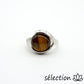 bague 17mm oeil de tigre jaune selection-zen