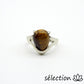bague oeil de tigre jaune 17mm selection-zen