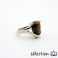 œil de tigre jaune bague 17mm selection-zen