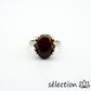 selection zen bague 17mm œil de tigre jaune