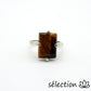selection-zen bague 17mm oeil de tigre jaune