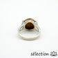oeil de tigre jaune bague 17mm selection zen