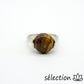 bague 18mm oeil de tigre jaune selection zen