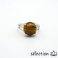 bague œil de tigre jaune 18mm selection zen